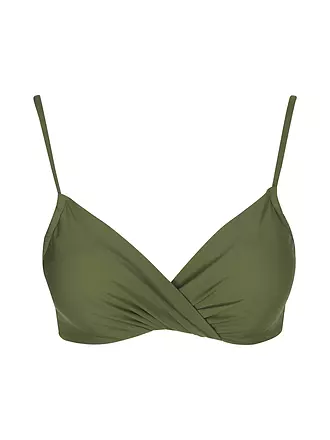 DARLING HARBOUR | Top bikini da donna Twisted | olive